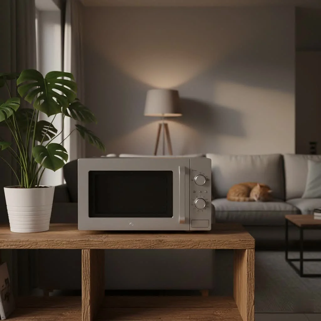 IKEA TILLREDA microwave oven in a modern kitchen