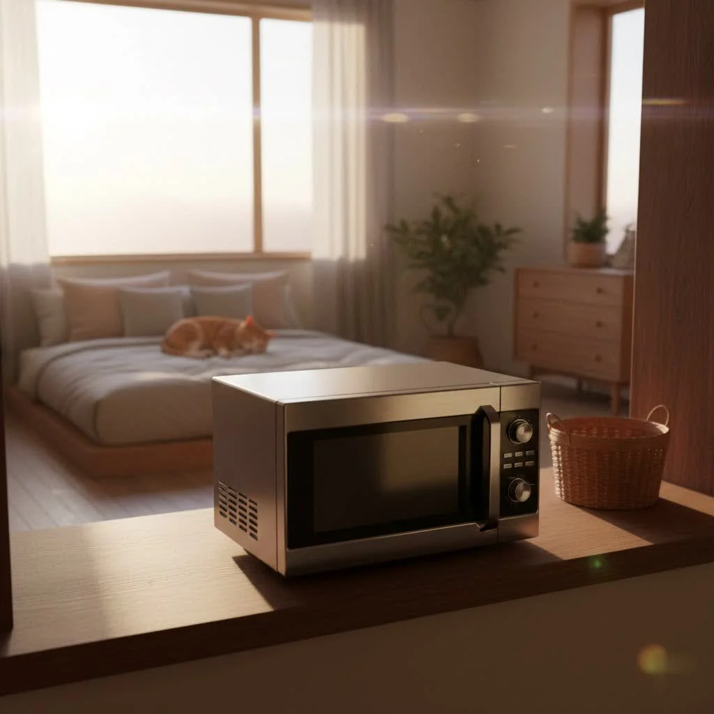 Panasonic HomeCHEF 4-in-1 Microwave Oven on a kitchen counter