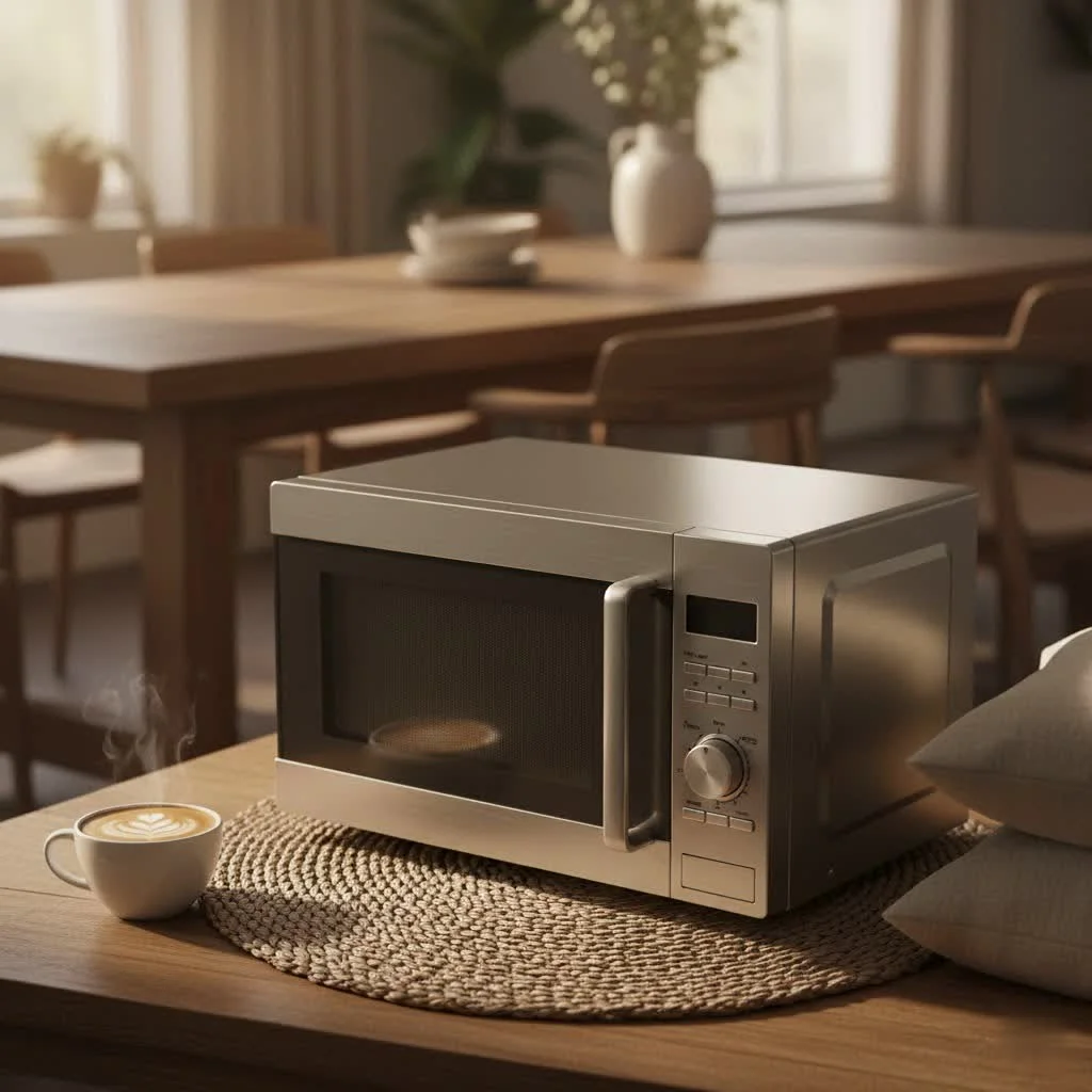Frigidaire microwave oven in a modern kitchen